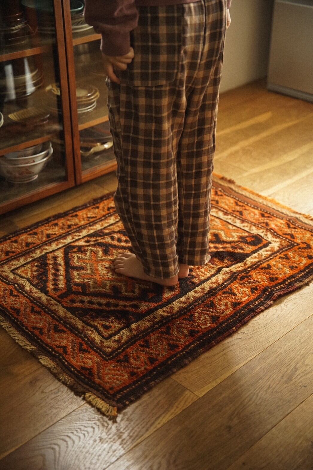 877 -Vintage Taimani rug