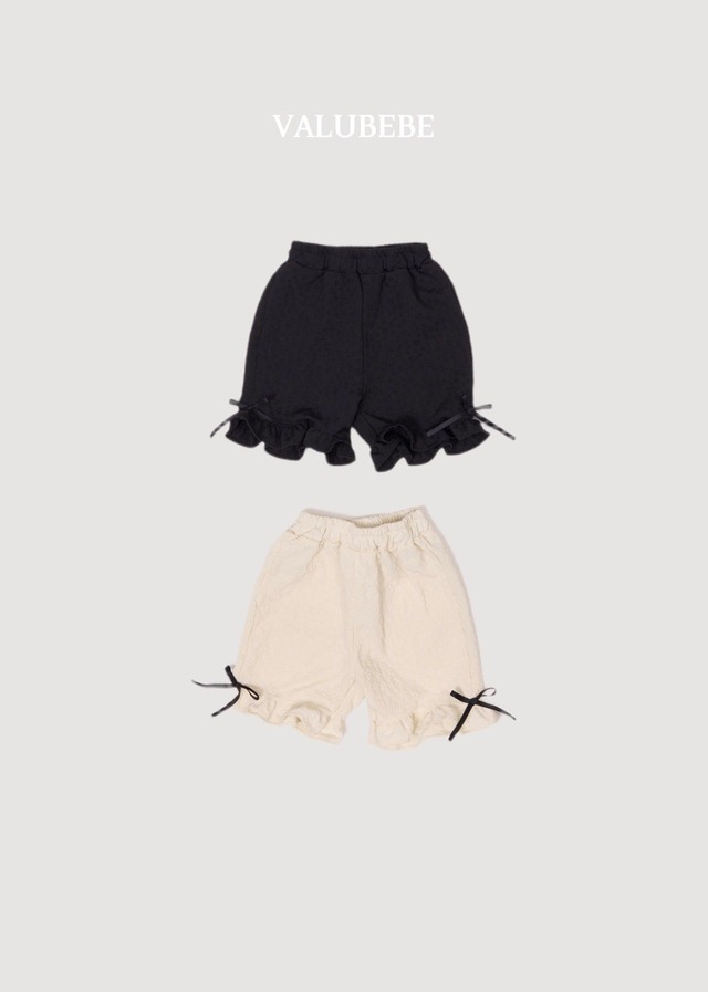 【取寄】valubebe|frill capri pants|フリルカプリパンツ|6M-S|baby&toddler|26 autumn