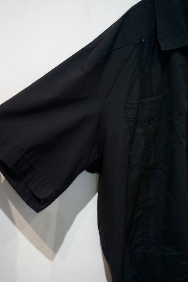 cotton polyester s/s cuba shirt