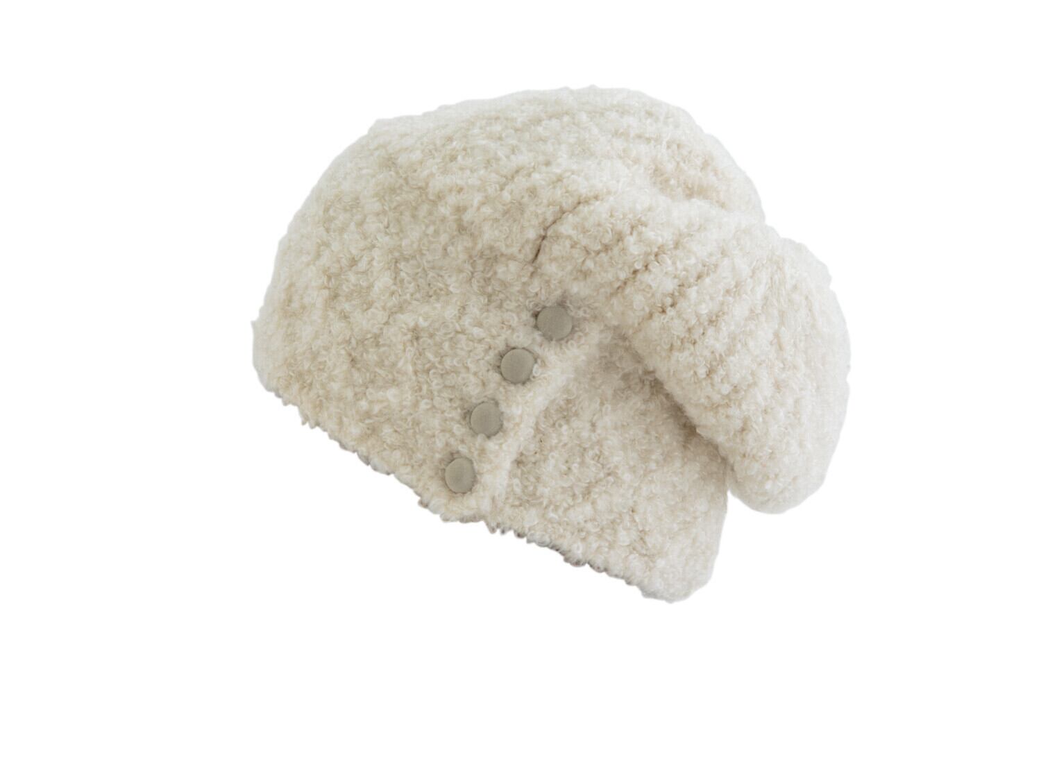 2wayニット帽 Luna ルーナ ブラウン