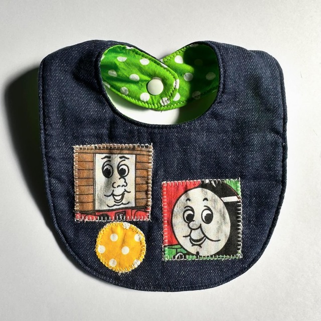 Vintage Remake Baby Bib percy