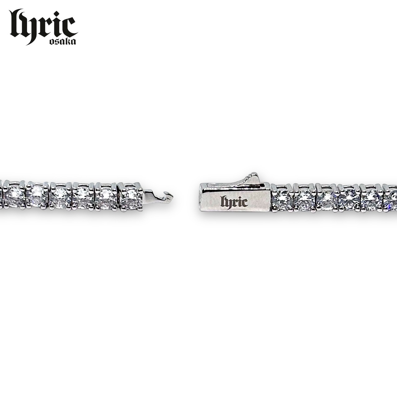 3mm 18cm luxury tennis bracelet silver