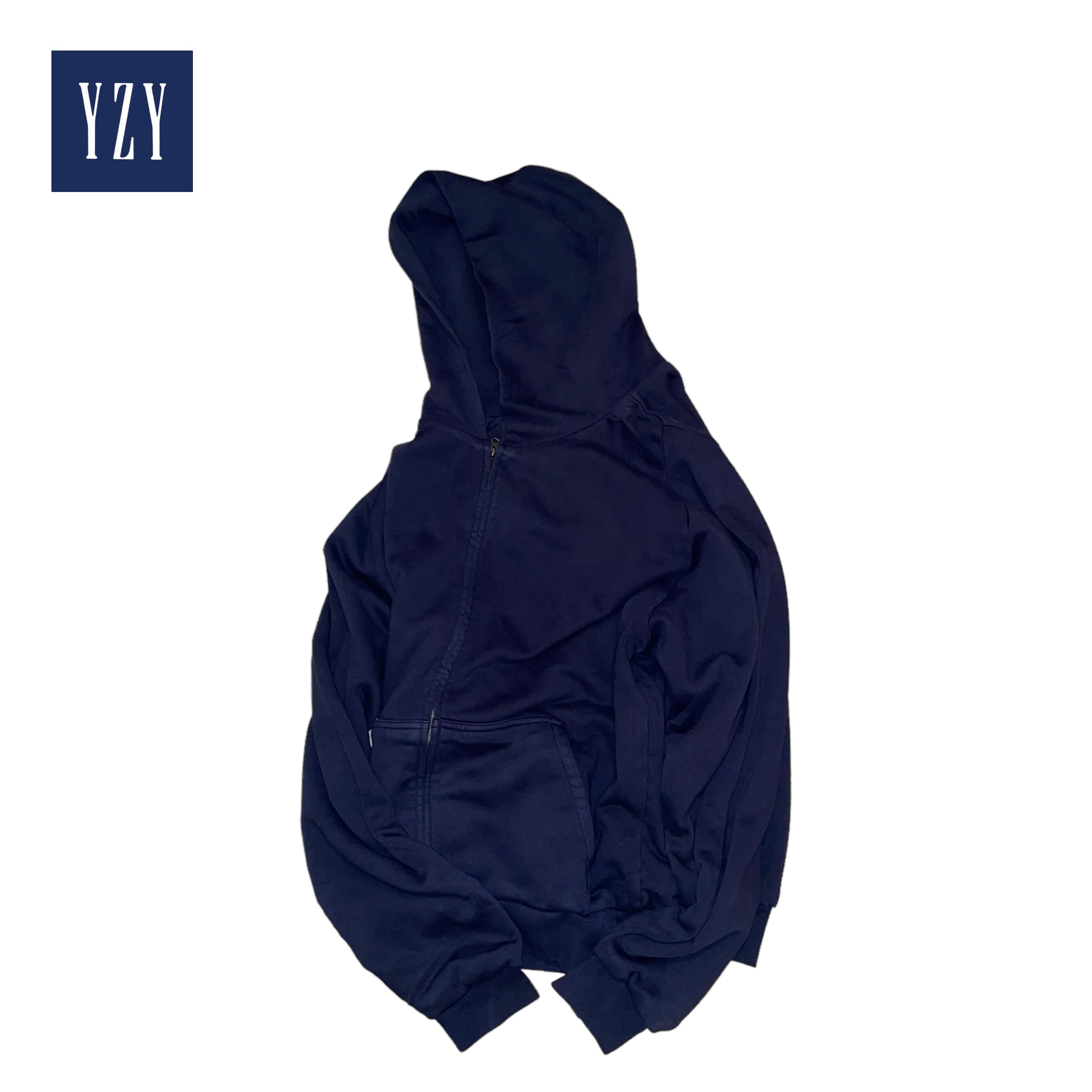 新品 L Yeezy  YZY GAP ZIP UP HOODIE Navy少し考えます