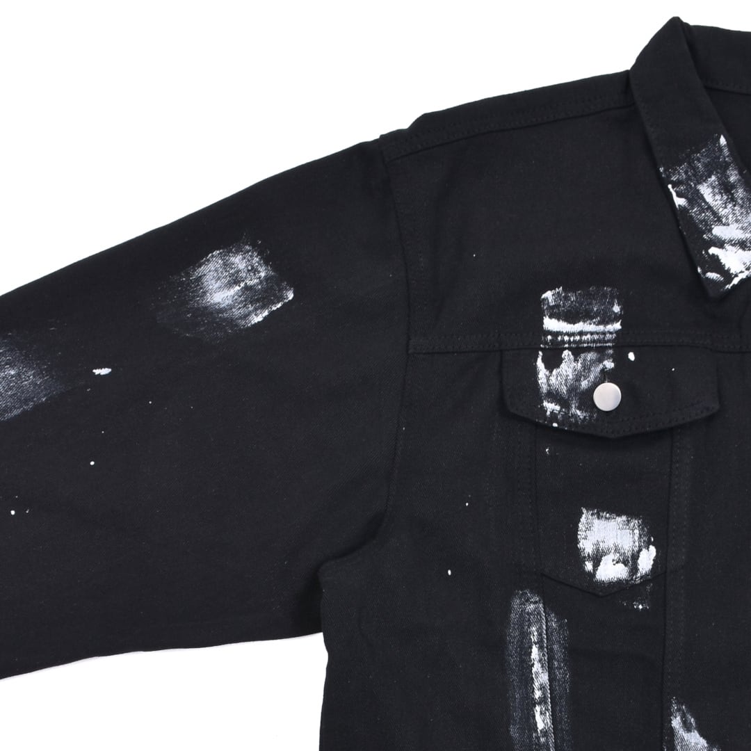 PAINT BLACK デニムジャケット | VOLCAN&APHRODITE