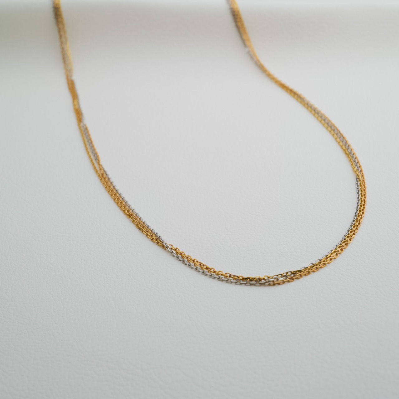 カルティエ トリニティ３カラーチェーンネックレス　購入証明書付