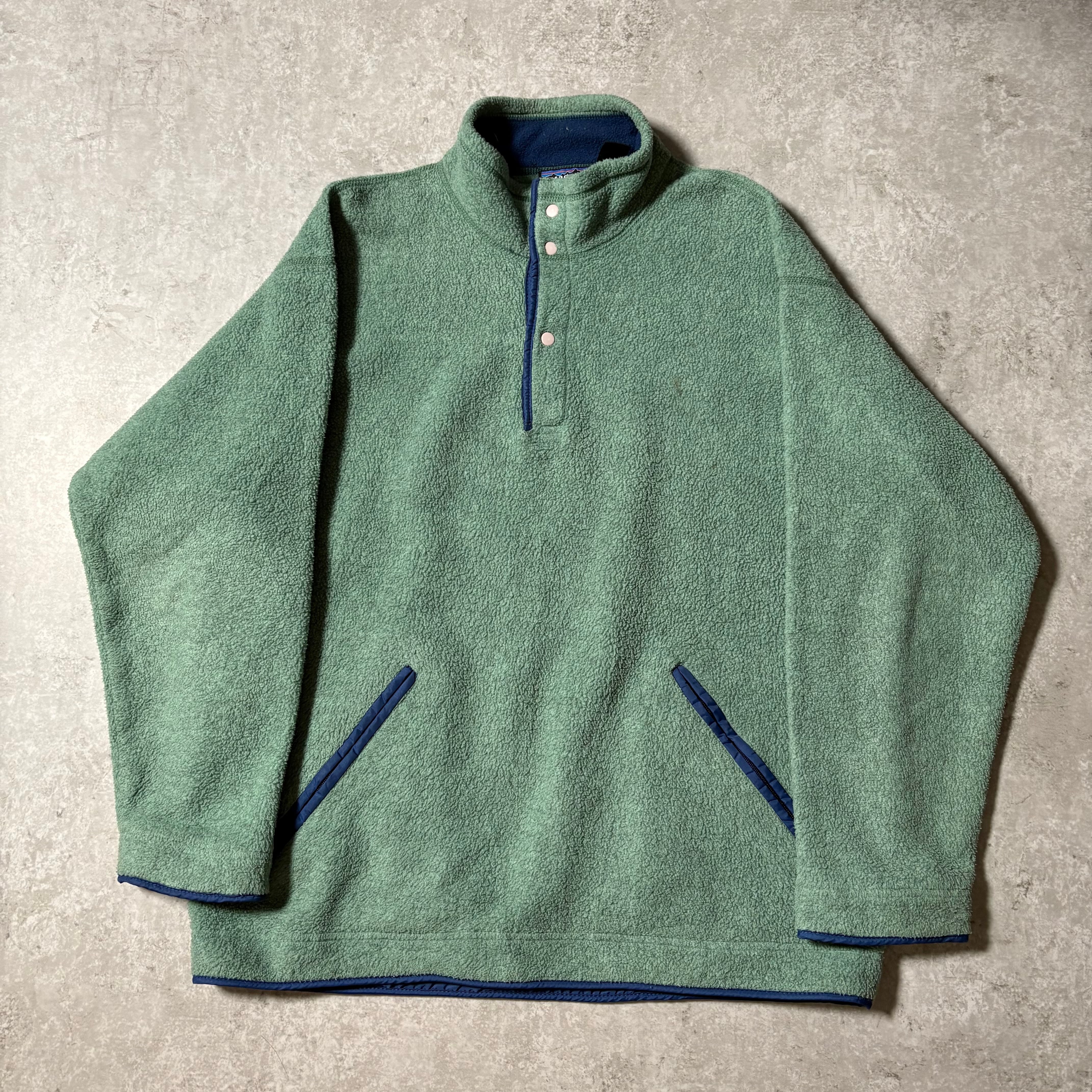 1996s "Patagonia" Synchilla BIG-T Pullover Fleece Jacket "Made in USA"