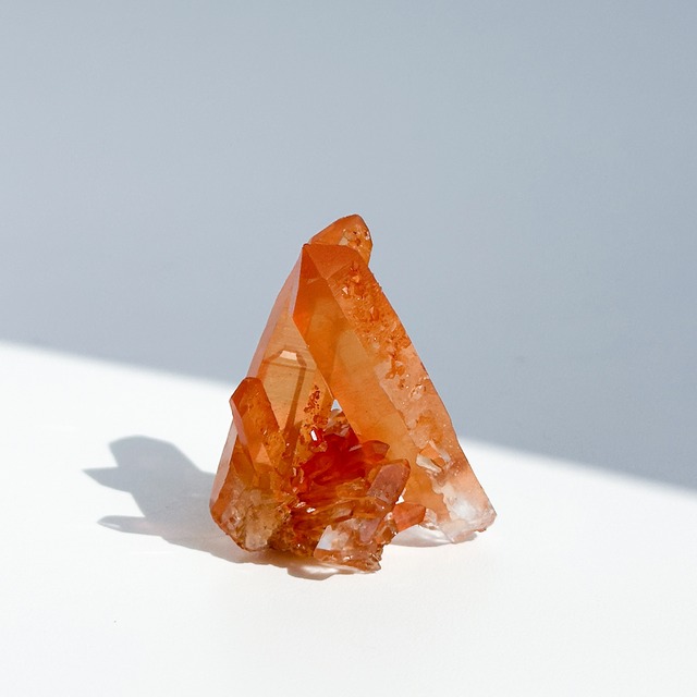 ミナスジェライス産タンジェリンクォーツ クラスター32◇ Tangerine Quartz ◇ 天然石・鉱物・パワーストーン