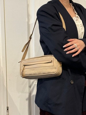 GUCCI / vintage front pocket shoulder bag.