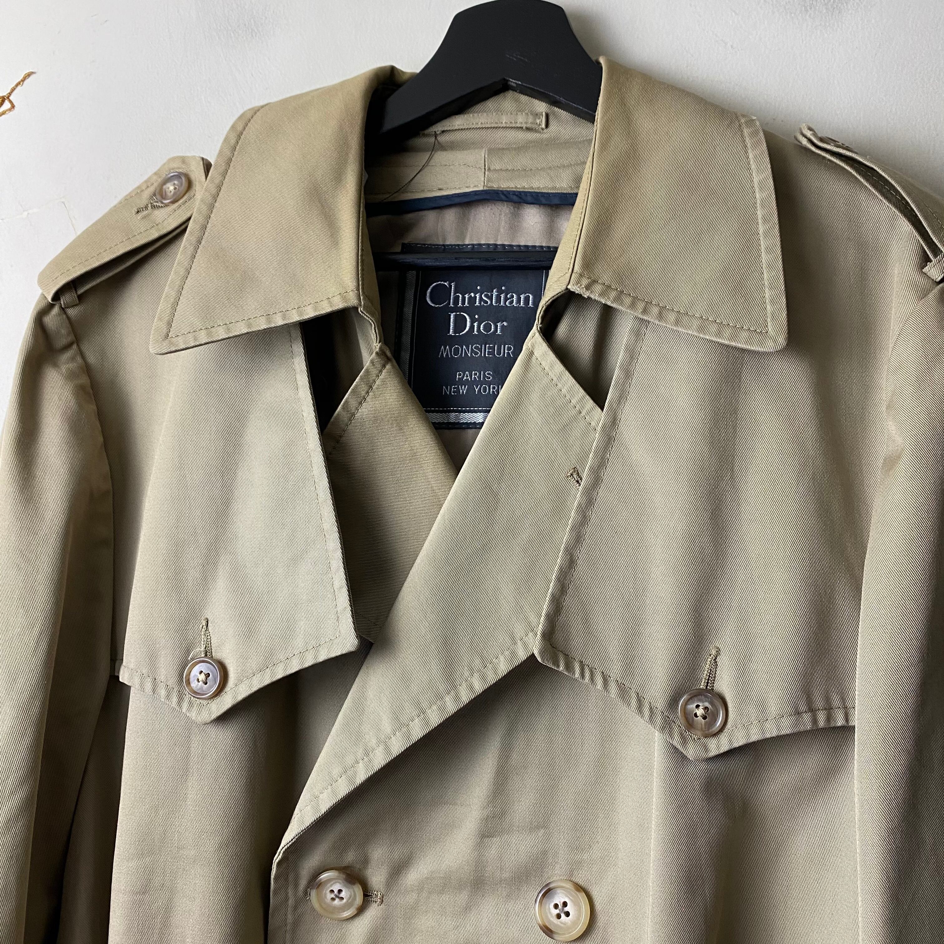 old CHRISTIAN DIOR trench coat | NOIR ONLINE