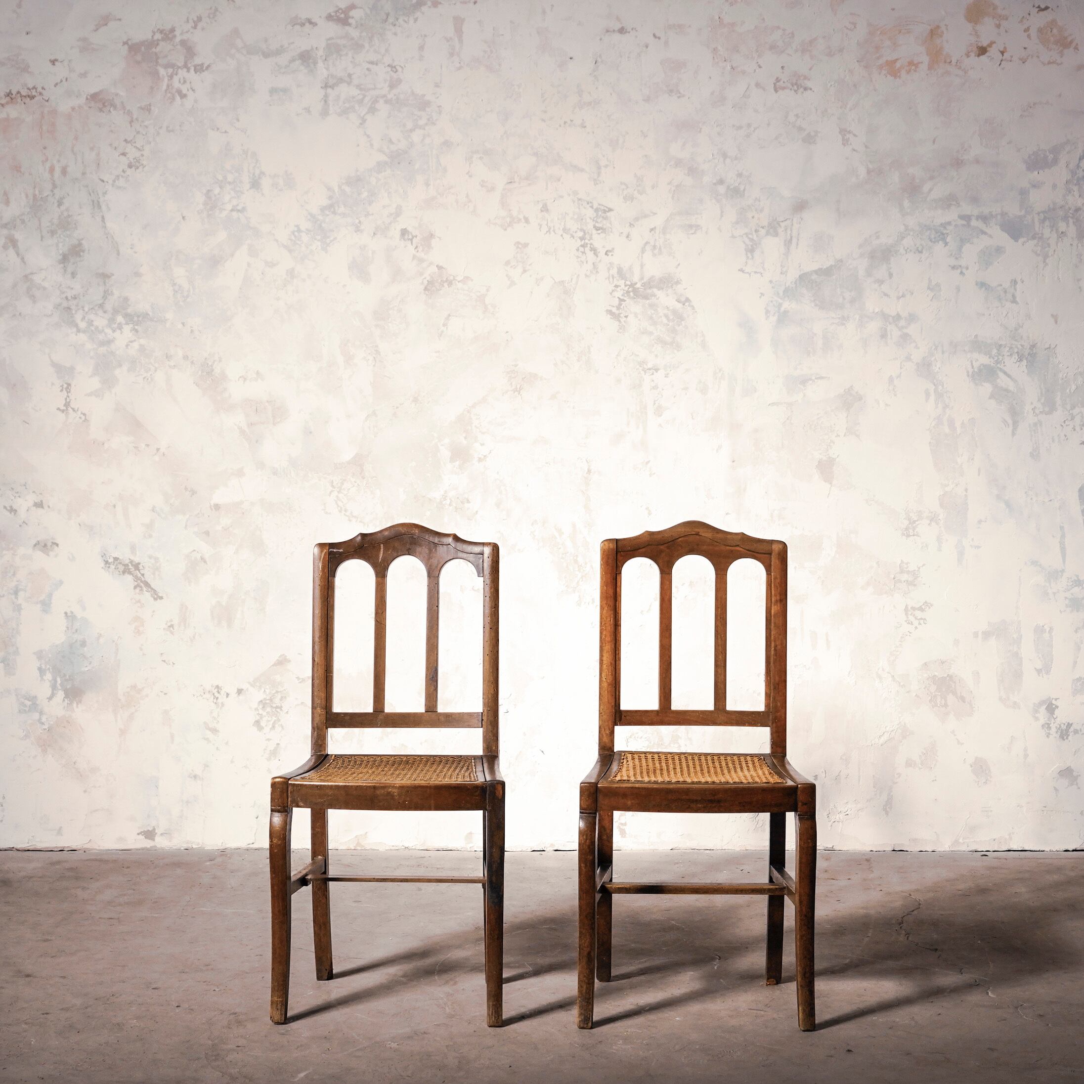 チェア/ラタンシートチェアー/フレンチアンティークチェアー/ダイニングチェアー/カフェ什器/ディスプレイ