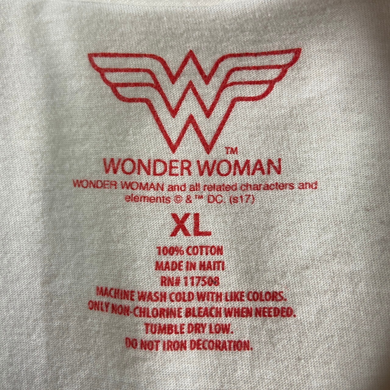 WONDER WOMAN ワンダーウーマン アート キャラクタープリント リンガー 