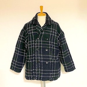 Double P-Jacket　Simple Nero Check　