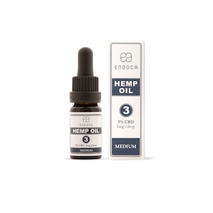 ENDOCA Hemp Oil Drops 300mg CBD (3%)