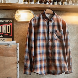 Plaid Fleece Lining Warm Shirt / チェック フリース ライニング ワーム シャツ