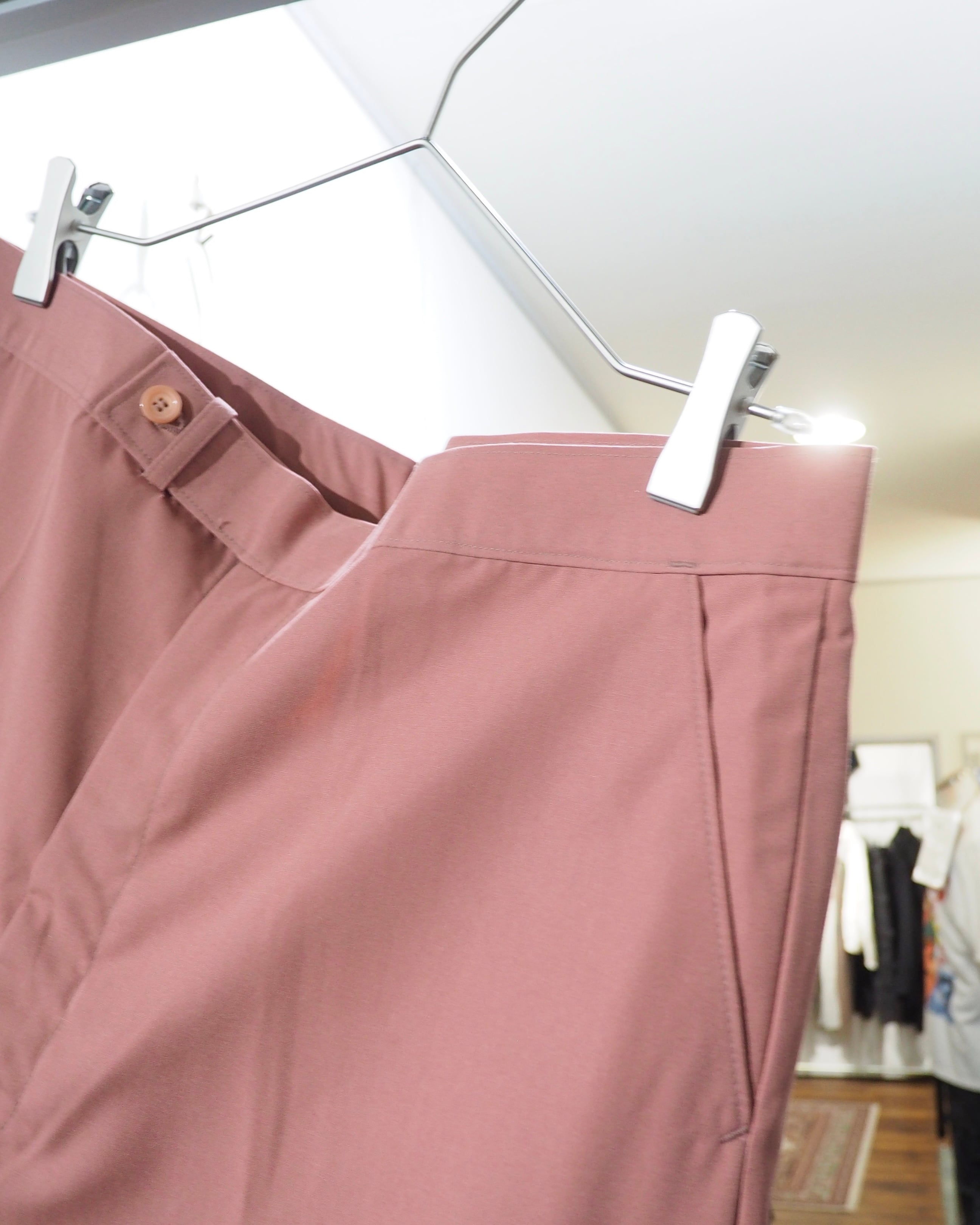 Beautiful Flamingo Pink color vintage Semi - Flare slacks Pants