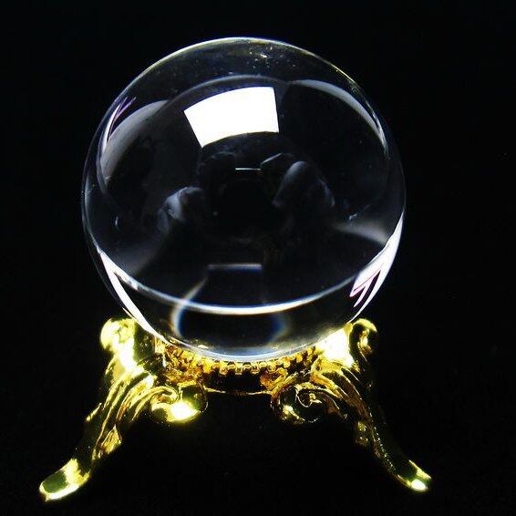 水晶 丸玉 ブラジル産 20mm 一点物 141-6390