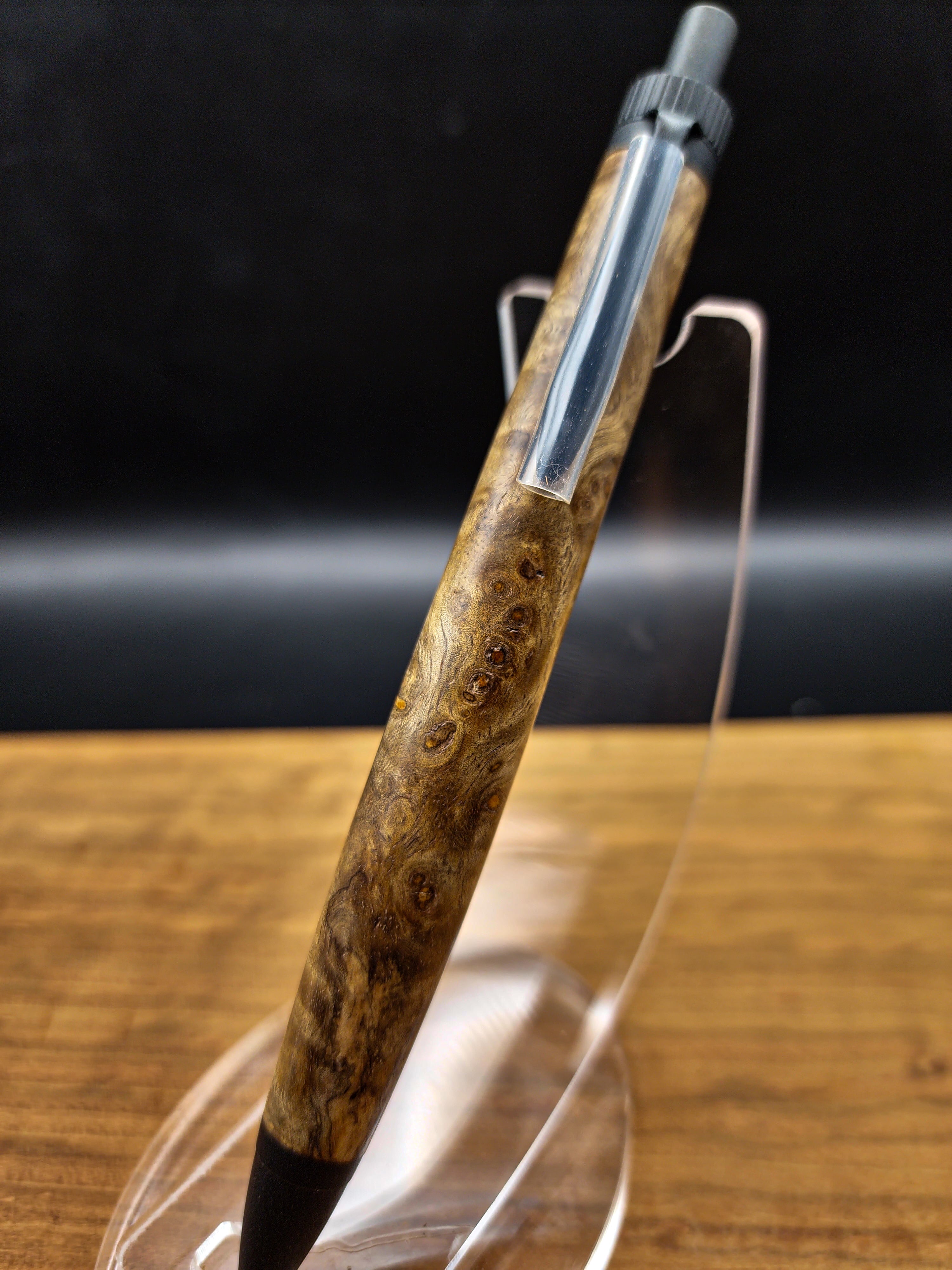 ⑤☆刃物仕上げ(削りっぱなし)☆ 【軸のみ】 黒柿 KATO201/202 | sokoharo