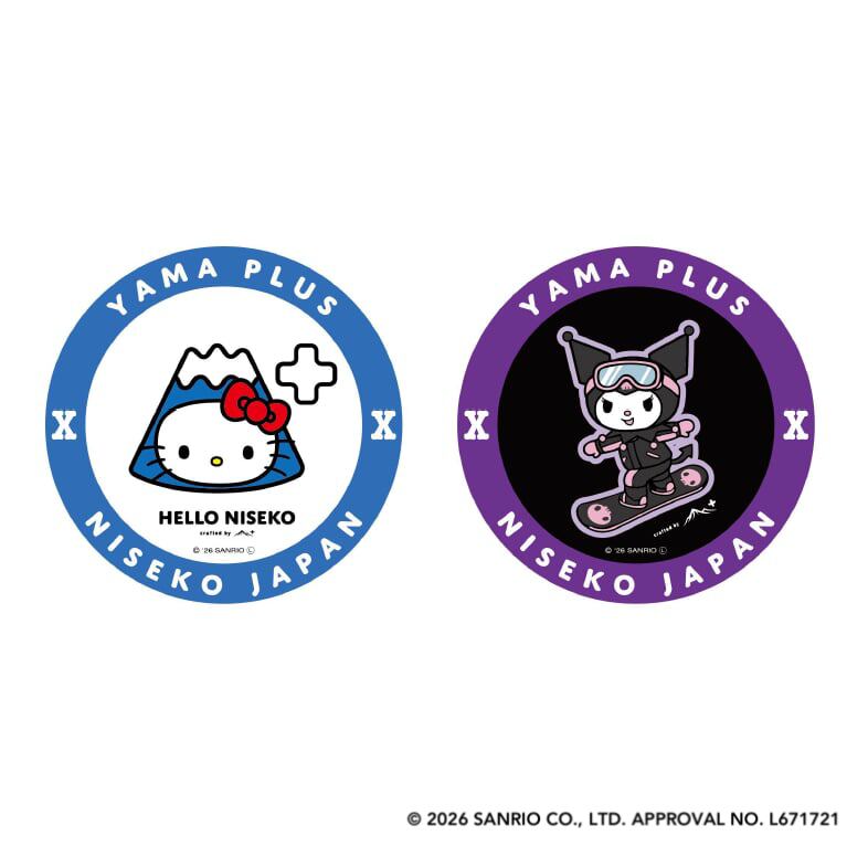 【YAMAPLUS】HELLO KITTY / KUROMI STICKER