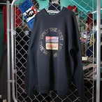 80s〜90s Vintage Goldenberg’s Chews 企業スウェット 黒