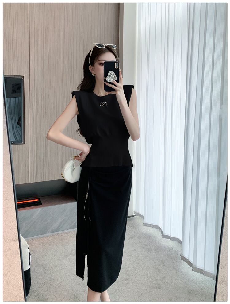 リュクス セットアップ ノースリーブトップス スカート nr9263 リュクス セットアップ ノースリーブトップス スカート nr9263