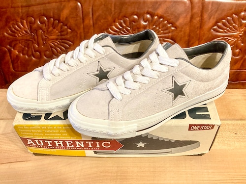 converse（コンバース） ONE STAR SUEDE（ワンスター スエード）グレー/黒 7.5 26cm 90s USA 239