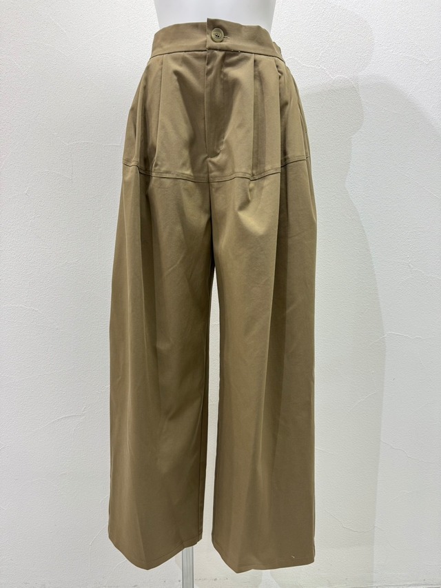 【CYANご予約】3タックラウンドステッチツイルワイド