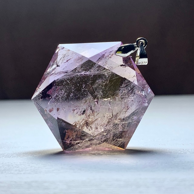 5.六芒星☆アメトリン ペンダントトップ