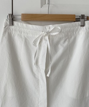 《即納商品》rush ribbon skirt (white / blue)