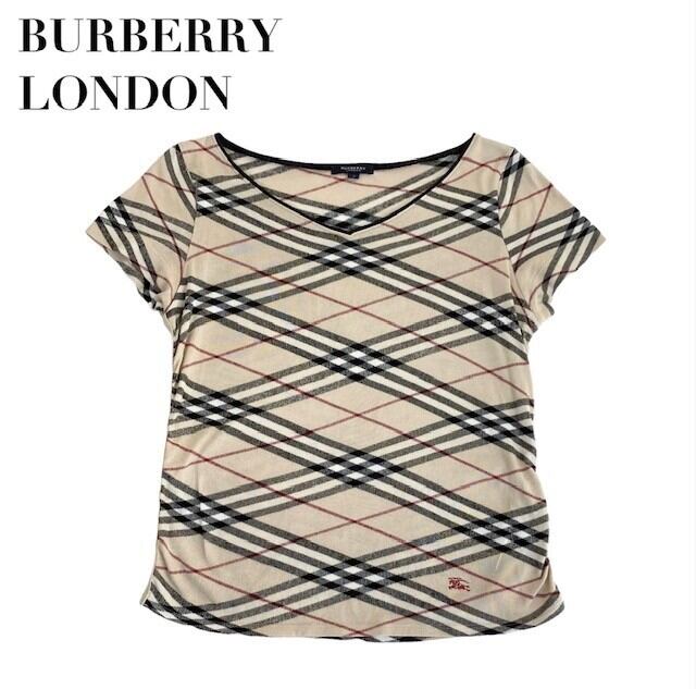 中古 バーバリーロンドン BURBERRY LONDON 半袖 カットソー ノバ