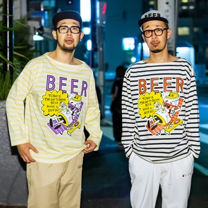 LOOSEMAN&BEER オリジナルバスクシャツ イエロー
