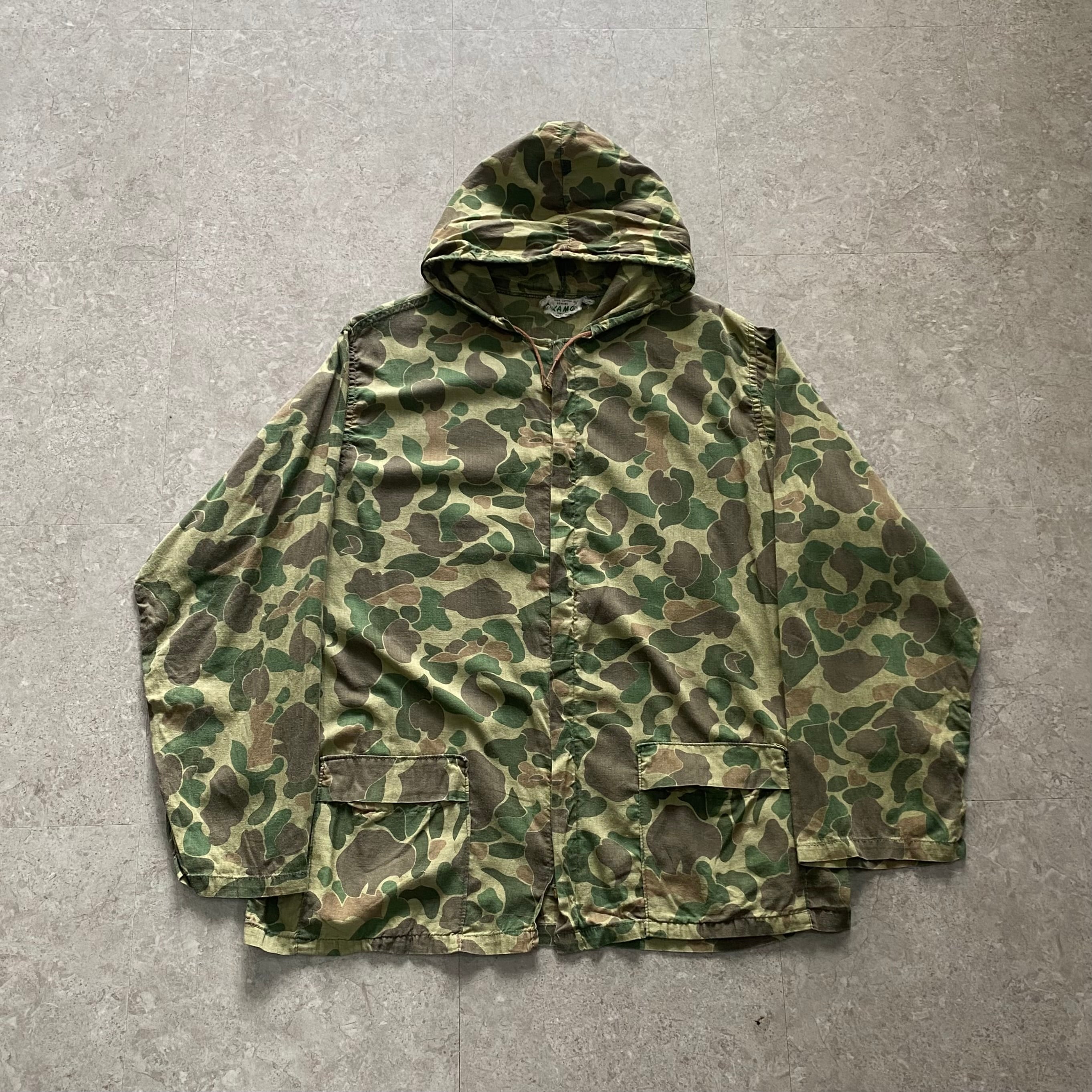60s〜 KAMO duck hunter camouflage zip hoodie【仙台店】