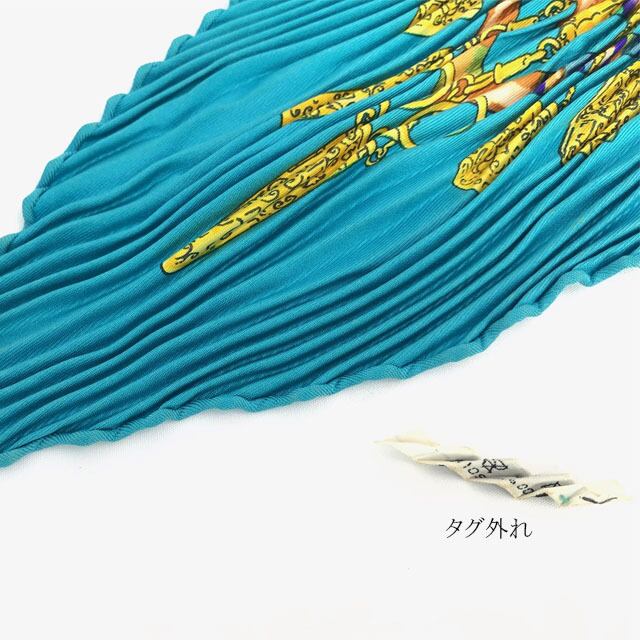 Hermes エルメス シルク100 カレ90 プリーツスカーフ Pelile Main お針子さん ターコイズ Brand Shop King Hermes エルメス シルク100 カレ90 プリーツスカーフ Pelile Main お針子さん ターコイズ Brand Shop King