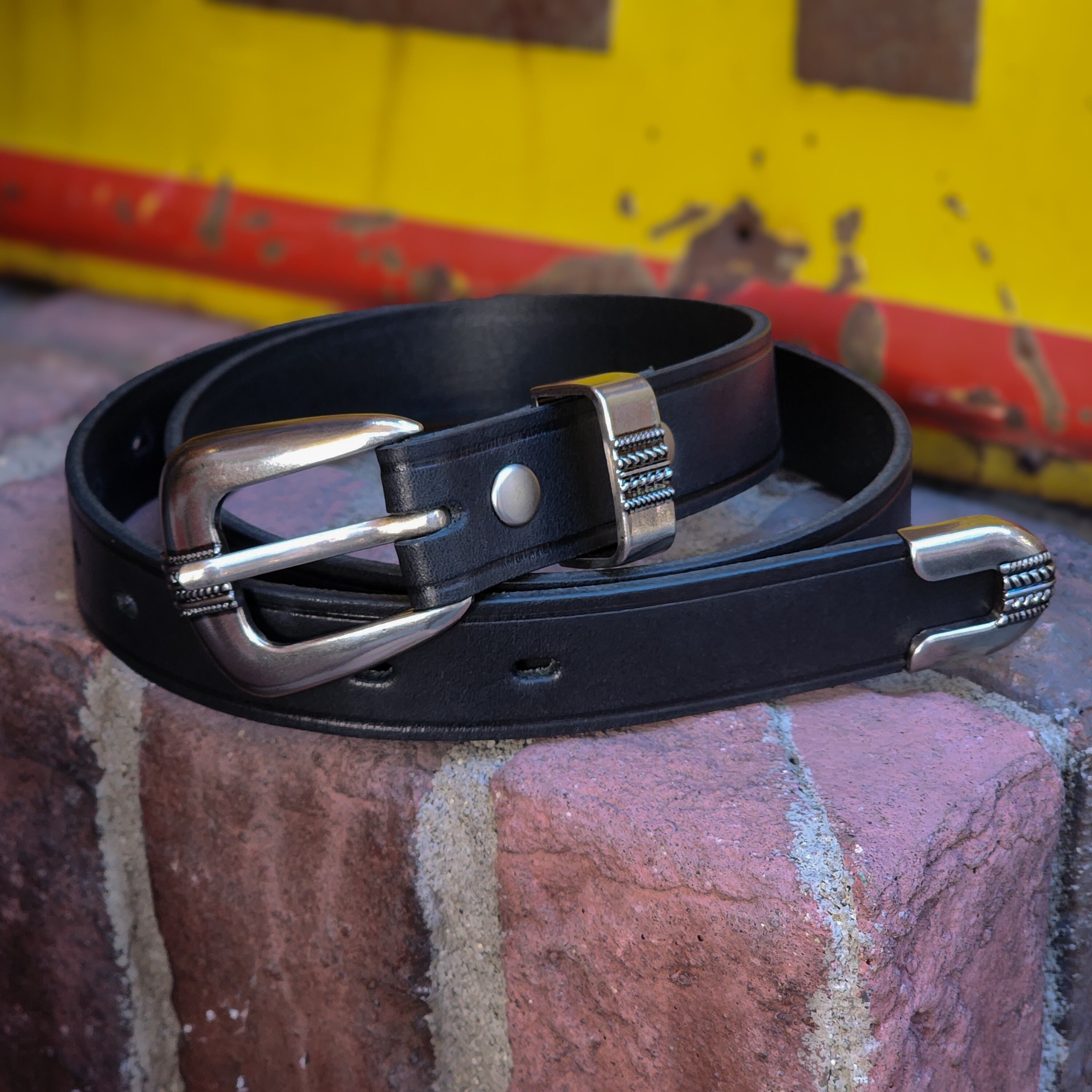 レザー スタッズベルト メンズ アメカジ / LEATHER STUDS BELT mens