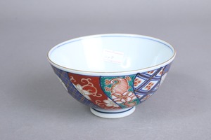 ニュウ 大聖寺伊万里 色絵 捻り壽文 向付 通りもの アウトレット