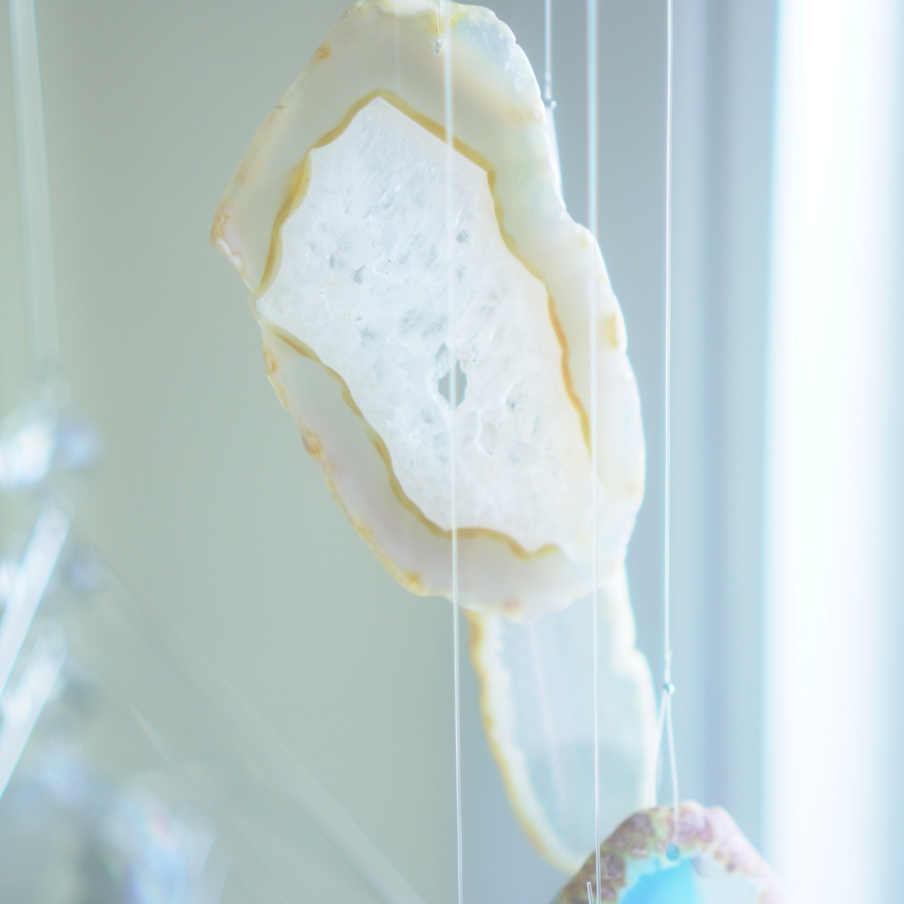 Lagoon Blue 02 - アゲートヒーリングチャイム / Agate Healing Chime 1382