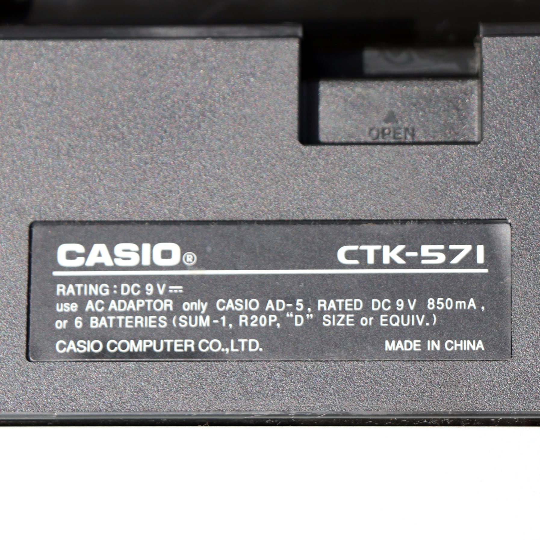 CASIO・カシオ・電子キーボード・CTK-571・No.200708-566・梱包 CASIO・カシオ・電子キーボード・CTK-571・No.200708-566・梱包