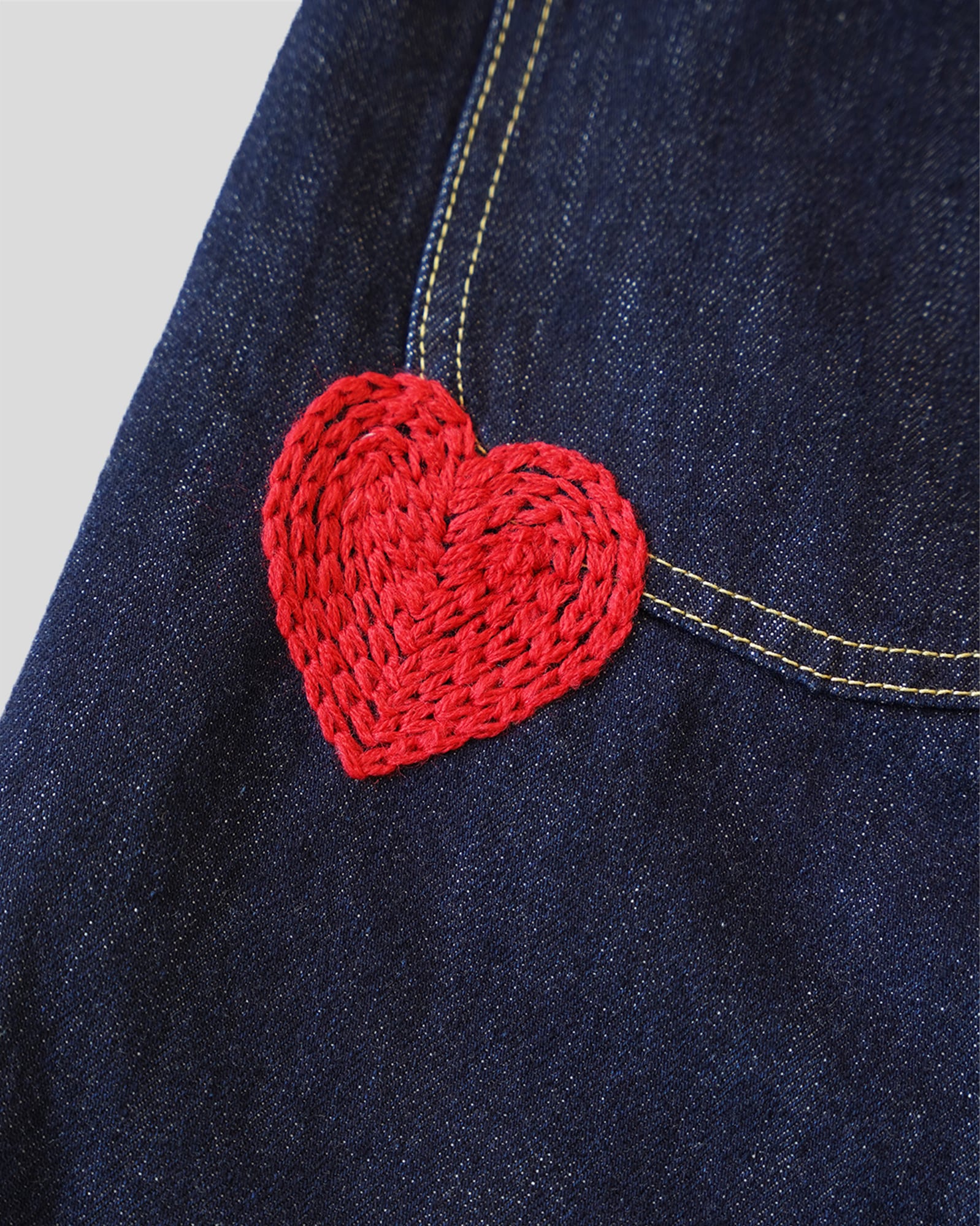 CC HAPPY DENIM 5P PANTS -HEARTFULL O.W- | BEARD ROOM