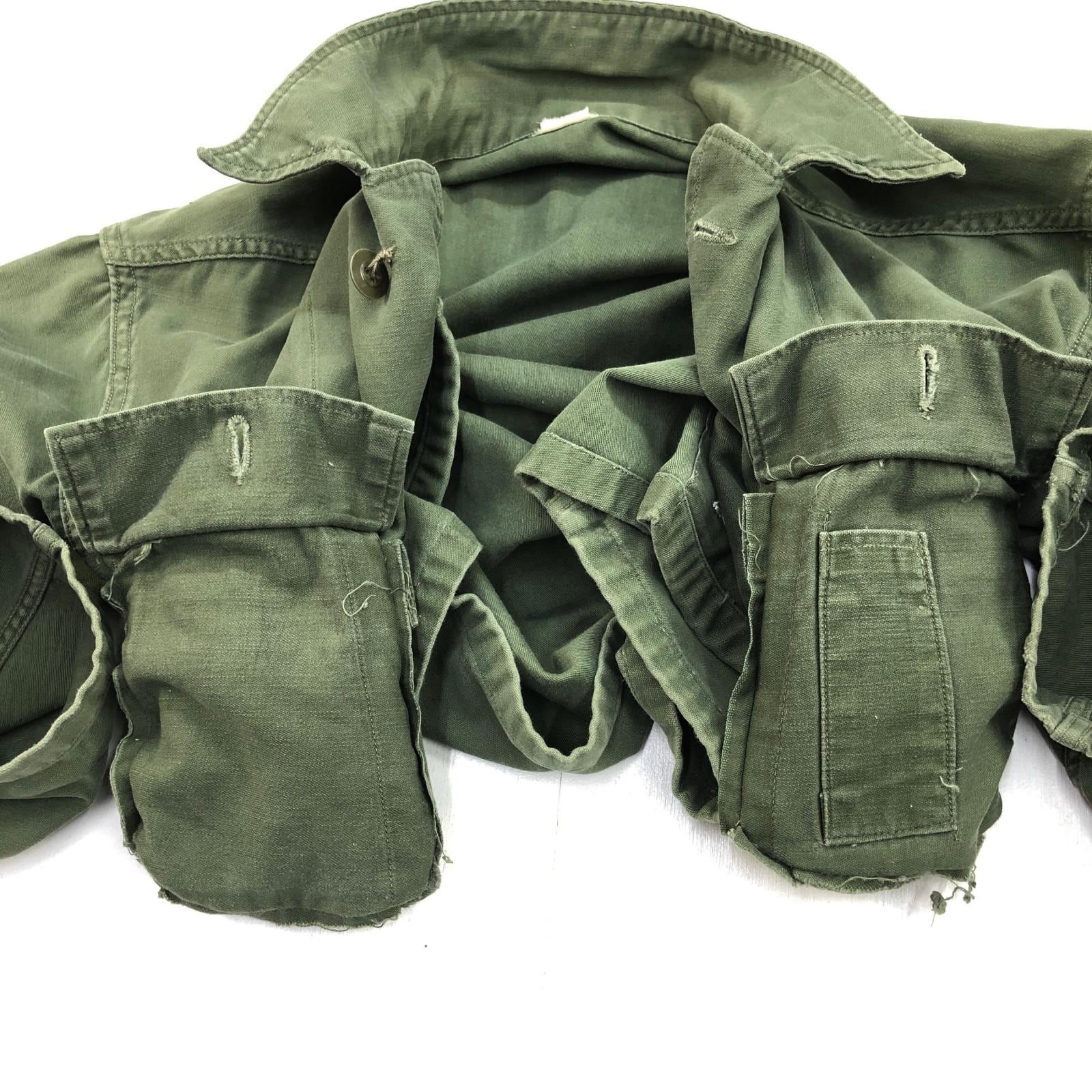 U.S.ARMY 50−60年代 USA製 OG-107 ユーティリティシャツ UTILITY