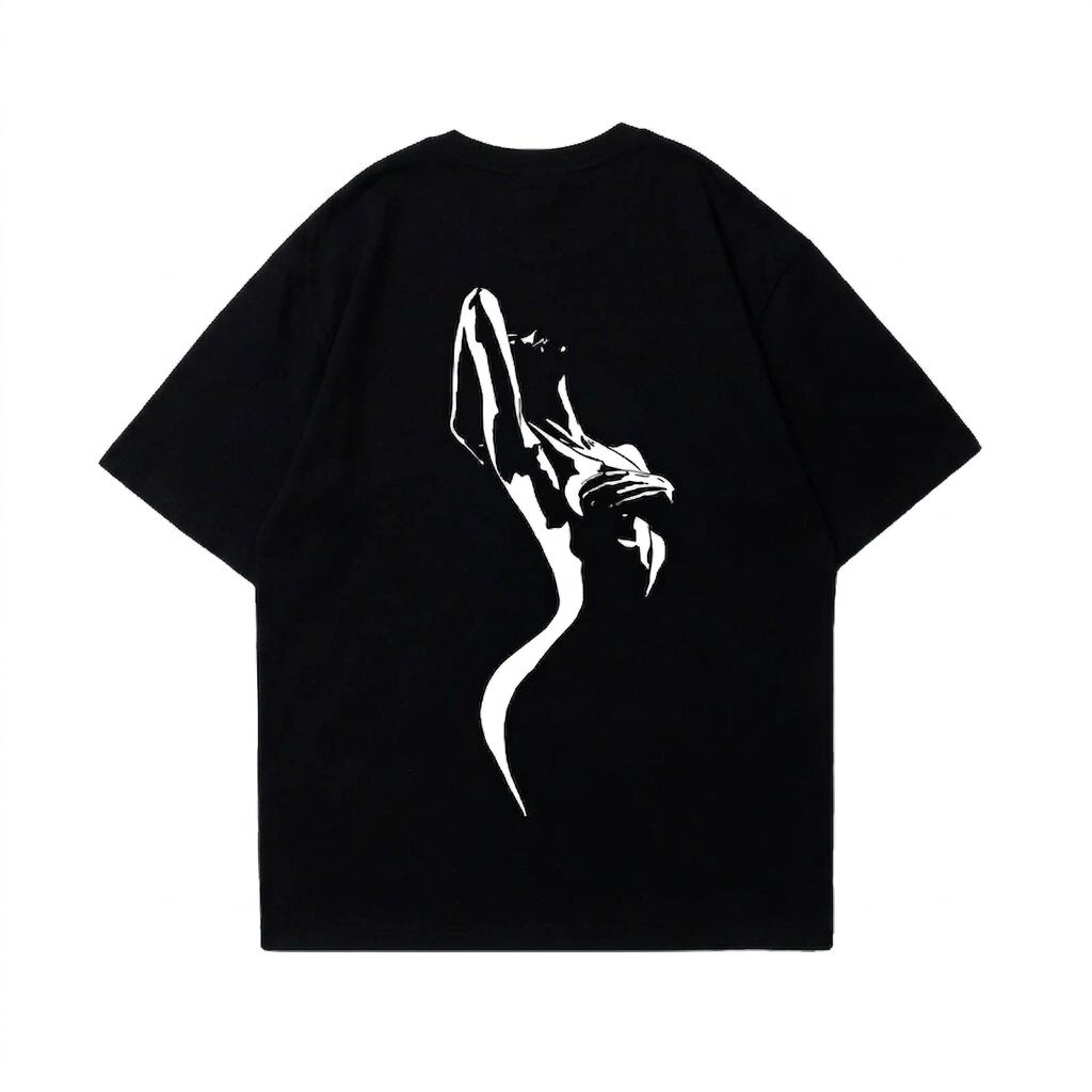 半袖ビッグシルエットグラフィックヌードTシャツ 10168