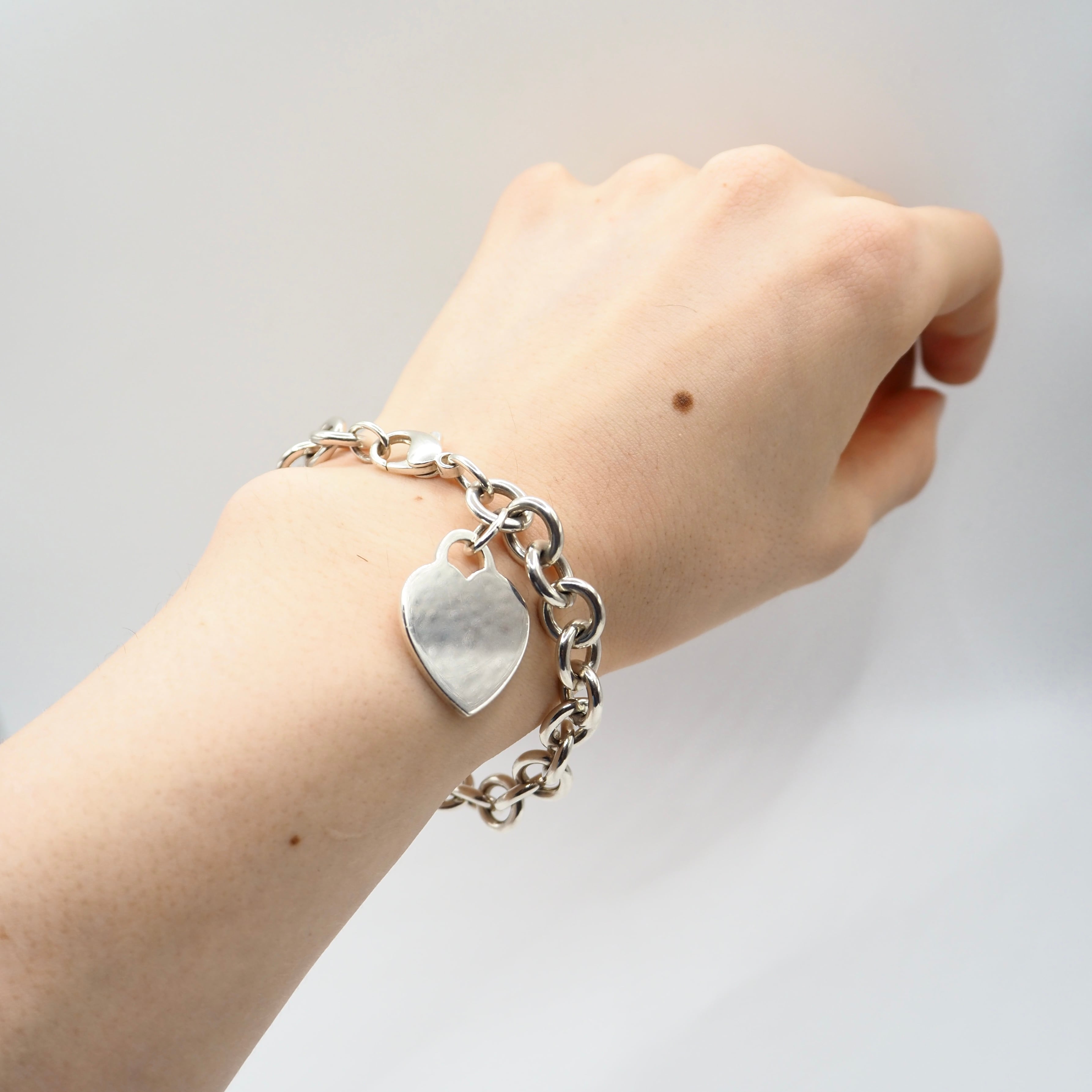 Tiffany&Co. ハートタグブレスレット シルバー925 ティファニー