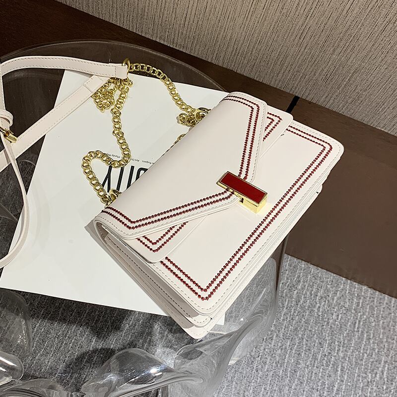 チェーン スクウェア 手作りハンドバック86942687196