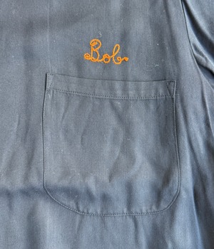 -WEBER- Vintage 50-60s L Bowling Shirt