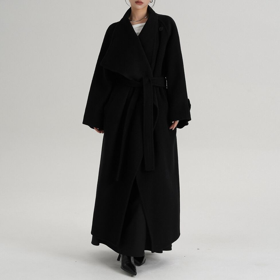 side button long coat / l0929