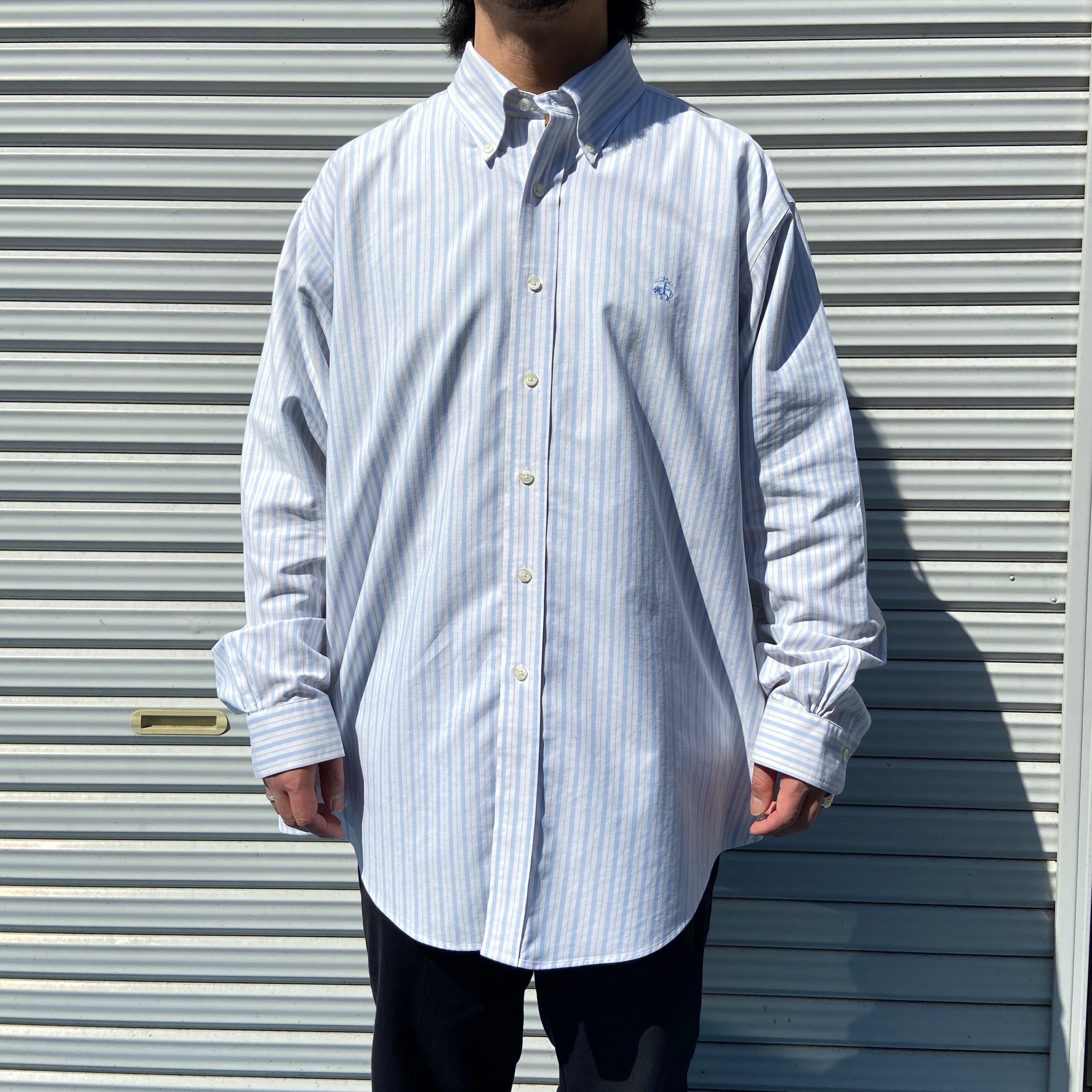 Brooks Brothers ブルックスブラザーズ ストライプ ボタンダウンシャツ