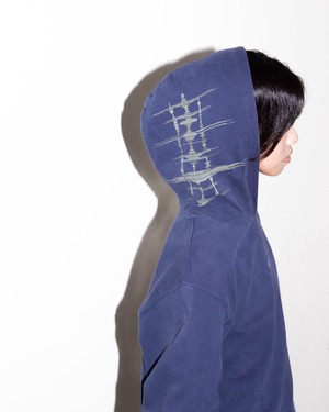 2000s NIKE - soundwave graphic sweat hoodie