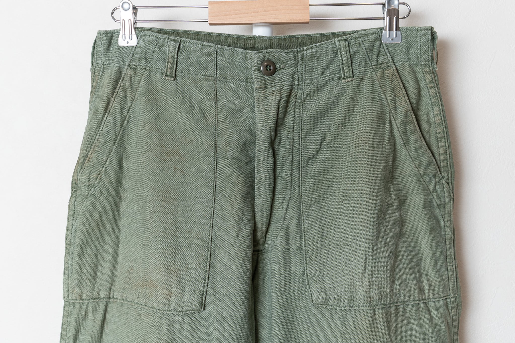 34×29】U.S.Army Utility Trousers OG-107 実物 米軍 ベイカーパンツ