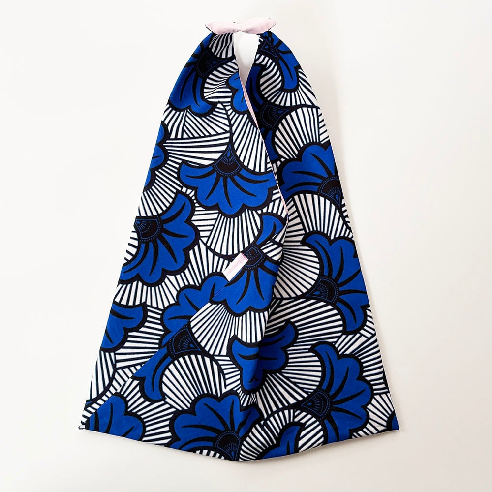 あずまバッグ M|アフリカンプリント エコバッグ おしゃれ カラフル 普段使い ナイトペタル