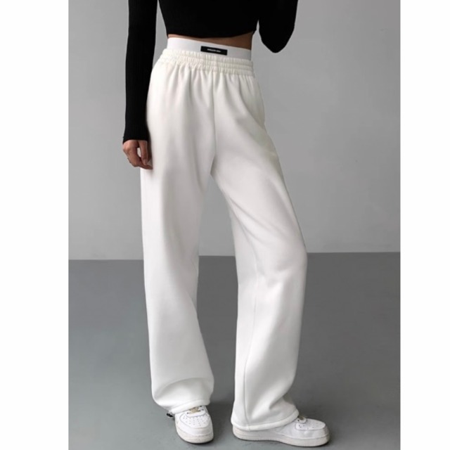 Wide Leg Athleisure Pants 123623