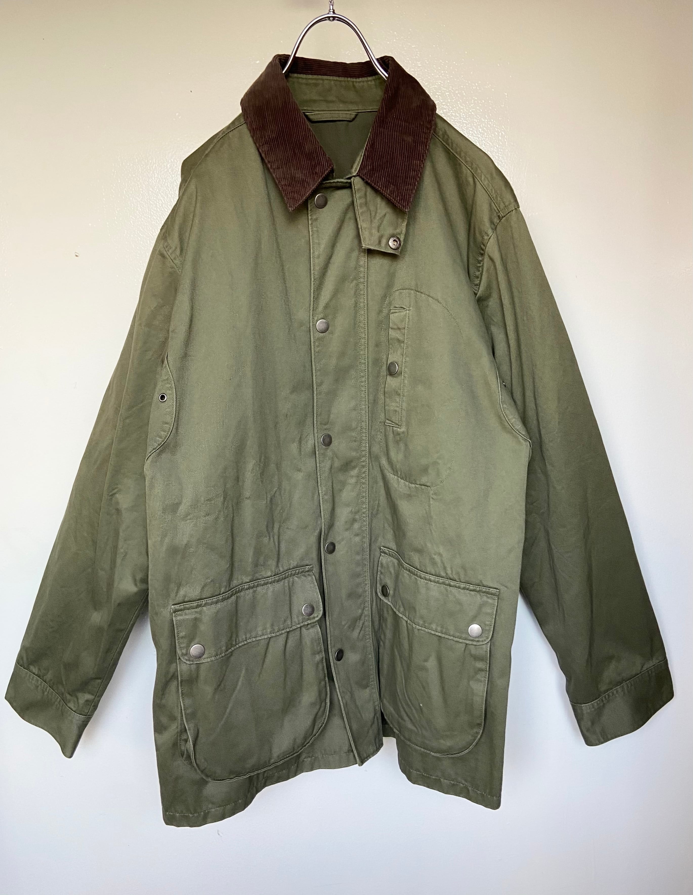 古着 フィールドコート ダックジャケットxl カーキ 襟コーデュロイ ミリタリー 古着 らくふる ビンテージ リメイク専門のオンライン古着shop 古着 フィールドコート ダックジャケットxl カーキ 襟コーデュロイ ミリタリー 古着 らくふる ビンテージ リメイク専門のオンライン古着shop