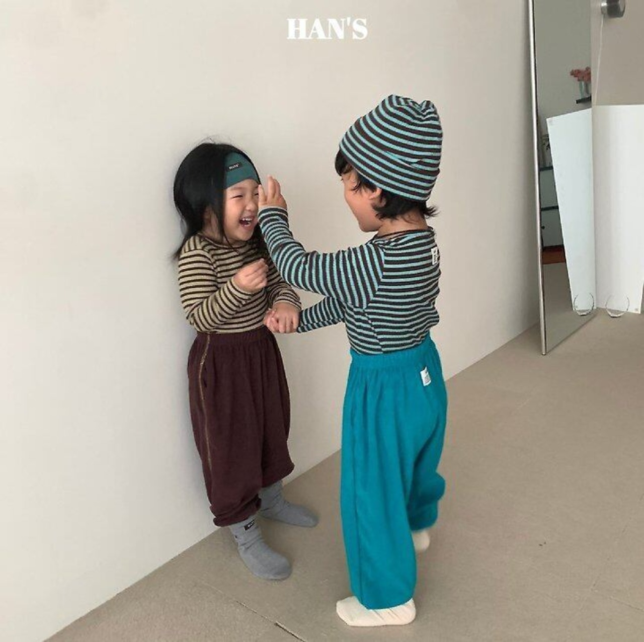 韓国子供服 / 26Autumn / 〖取寄〗Hans / テリーパンツ / キッズ服 / ジュニア服 *XS~JM*
